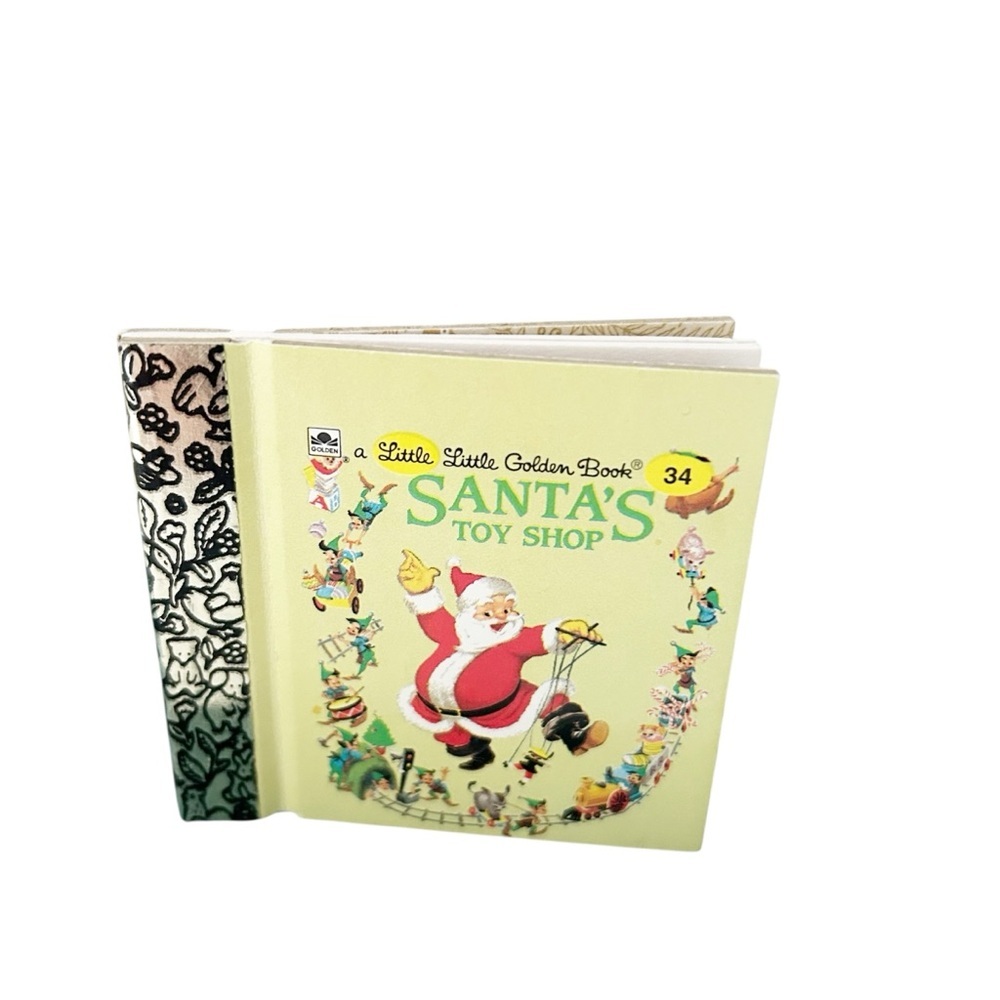 Vintage Santa's Toy Shop “little” Little Golden Book - Special Miniature edition